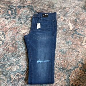 Express High Rise Indigo Jeans